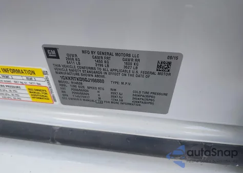 2016 GMC Acadia Denali from USA, damaged, VIN 1GKKRTKD5GJ166880